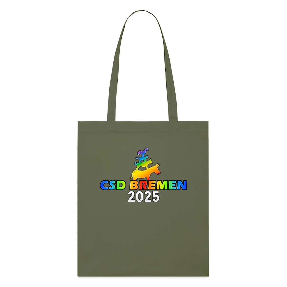 CSD BREMEN 2025 | Pride Bio-Stoffbeutel [SIMPLE] - Khaki