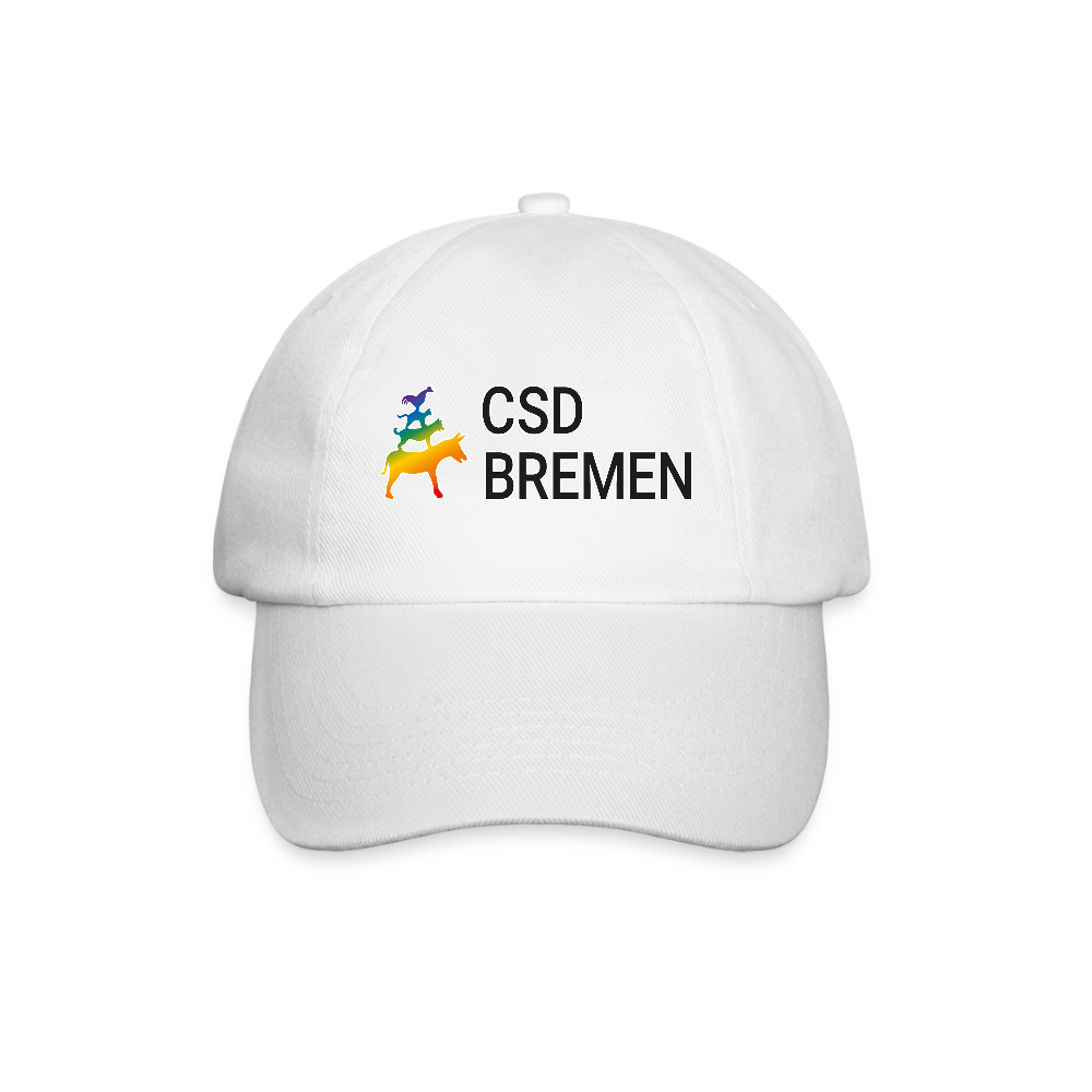 CSD Bremen | Pride Baseballkappe - Weiß/Weiß