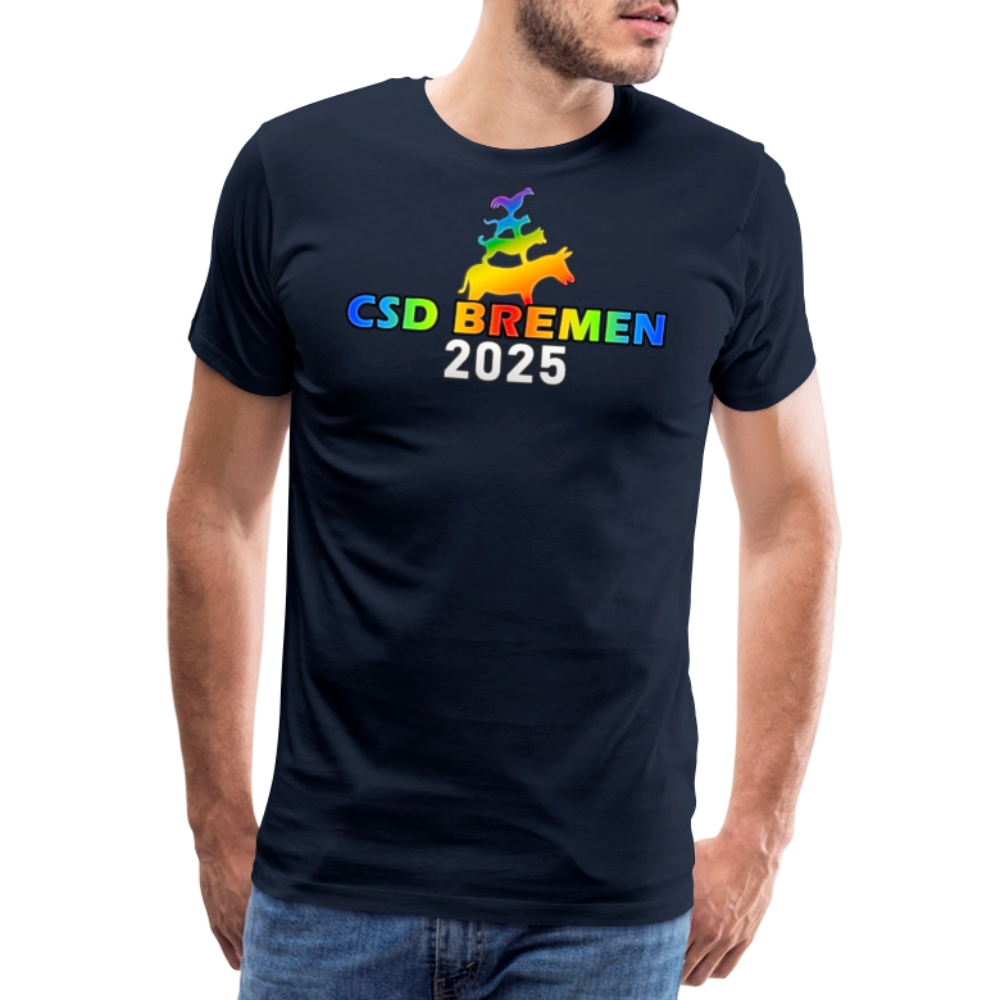 CSD Bremen 2025 Pride Premium T-Shirt - Navy