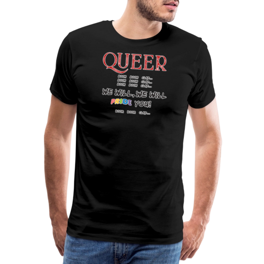 Pride T-Shirt QUEER | Germany Tour 2025 - Schwarz