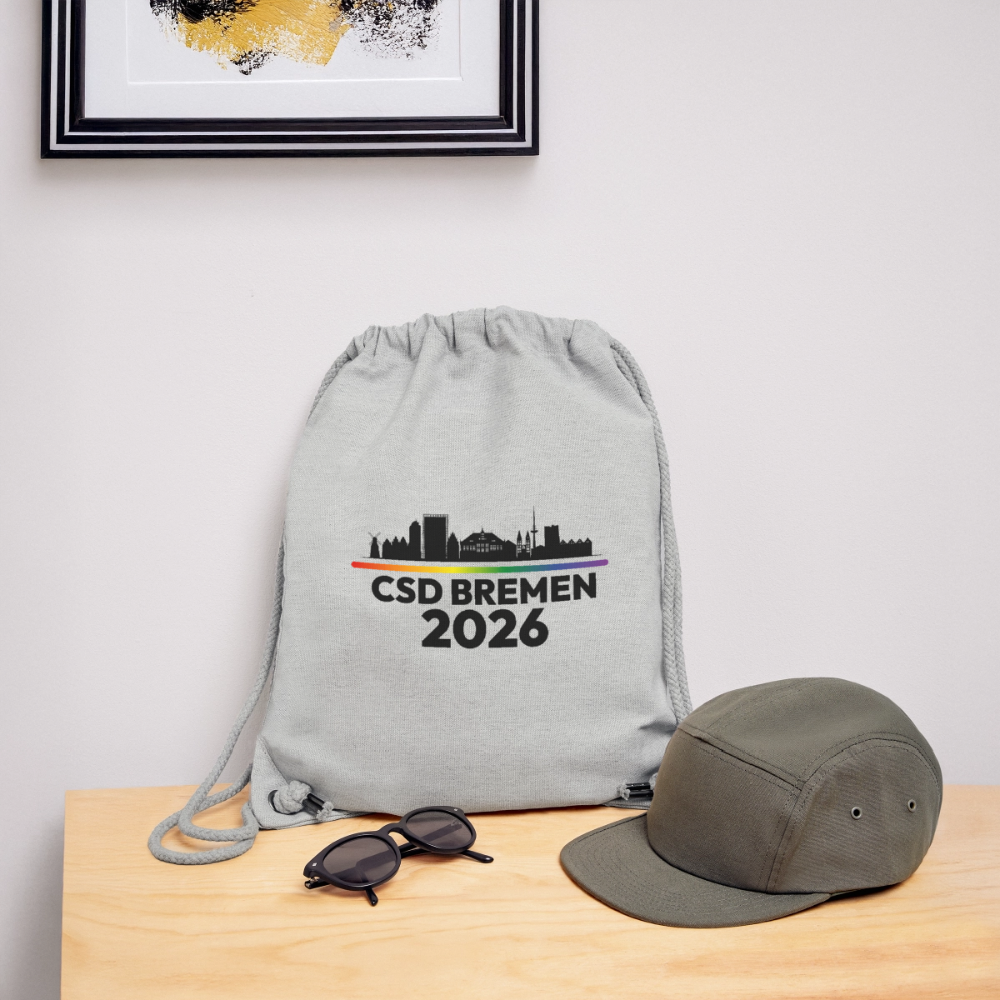 CSD BREMEN 2026 PRIDE | Stanley/Stella recycelter Gym Bag - Grau meliert