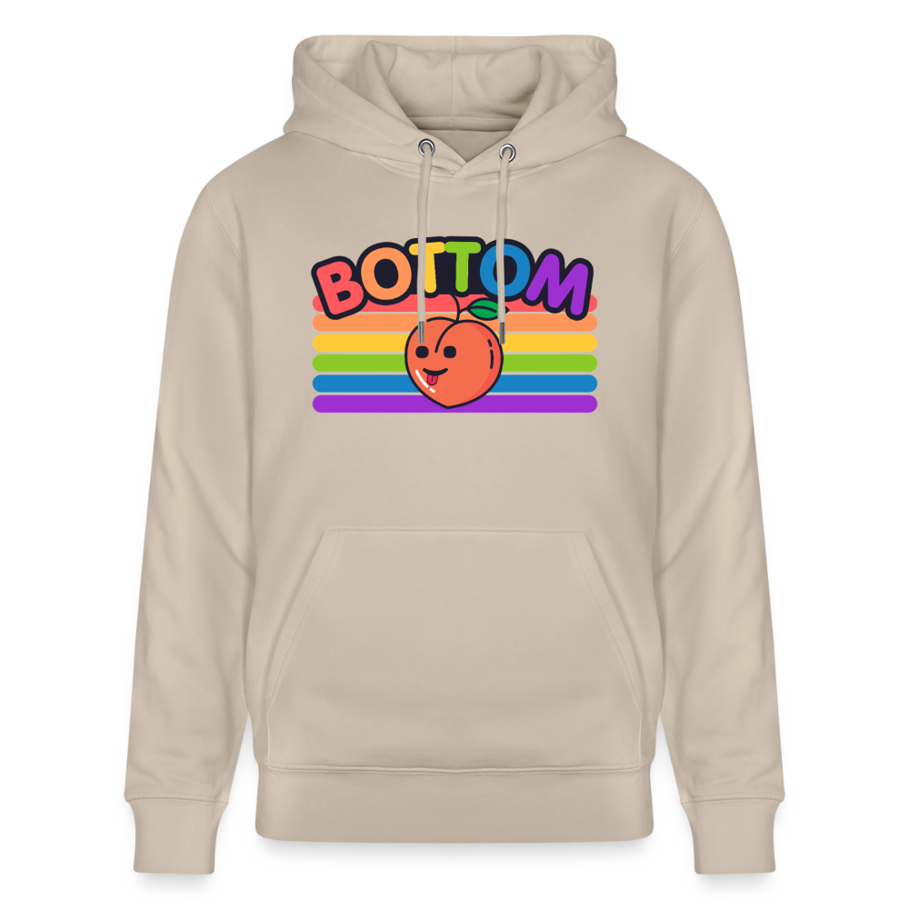 Bottom Gay | Pride Bio-Hoodie Unisex - Beige