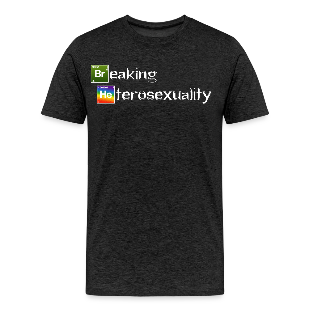 Breaking Heterosexuality Premium T-Shirt - Anthrazit