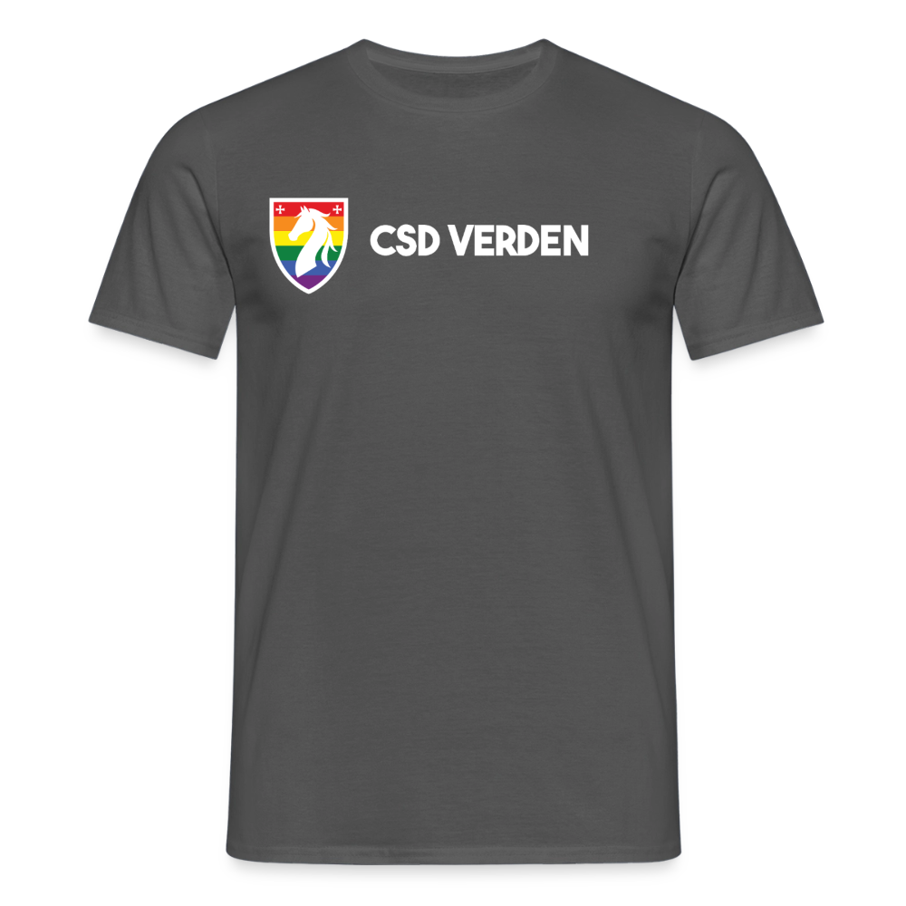 CSD Verden Premium Pride T-Shirt Doppelseitig - Anthrazit
