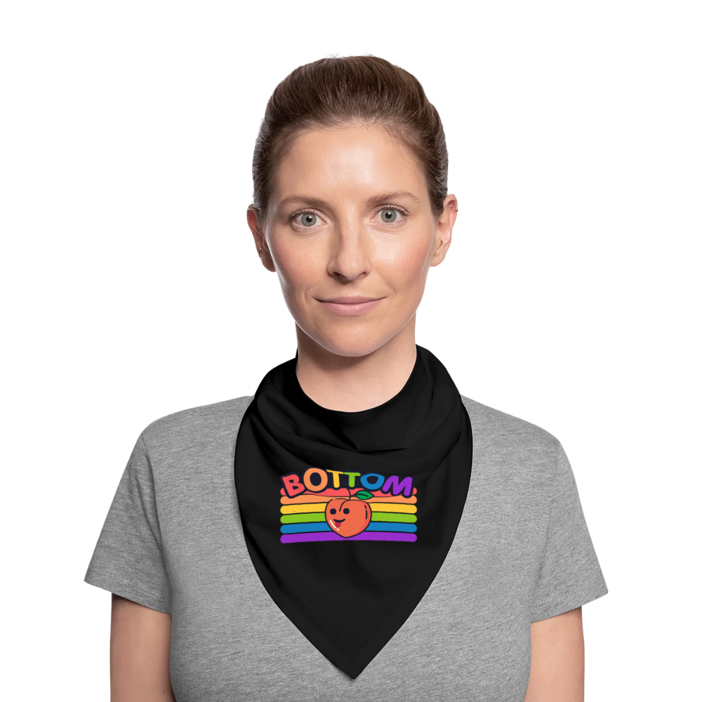 Bottom Gay | Pride Bandana - Schwarz