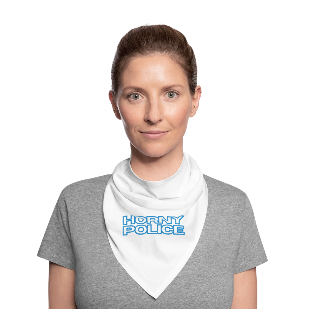 HORNY POLICE | Kink Fetish Pride Bandana - Weiß