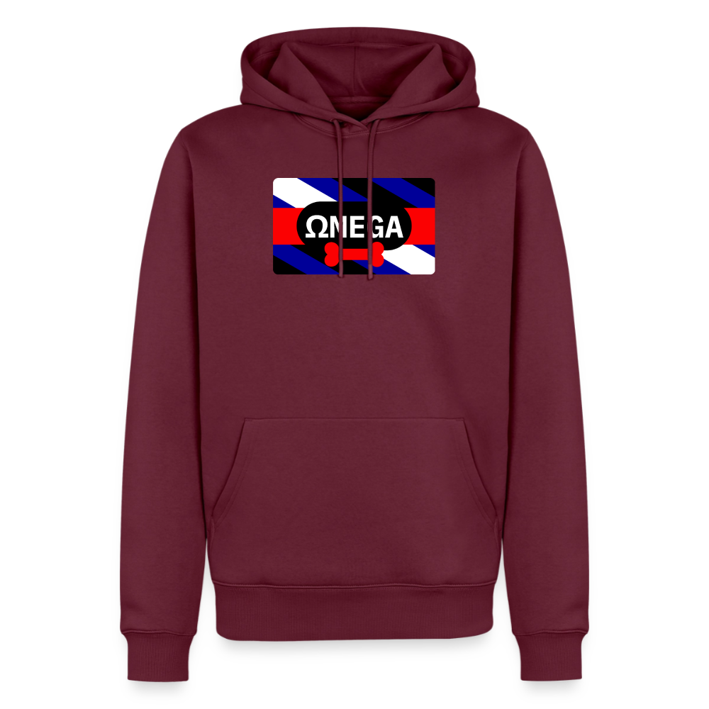 OMEGA Puppy Flag | Puppy Kink Pride Bio-Hoodie Unisex - Burgunderrot