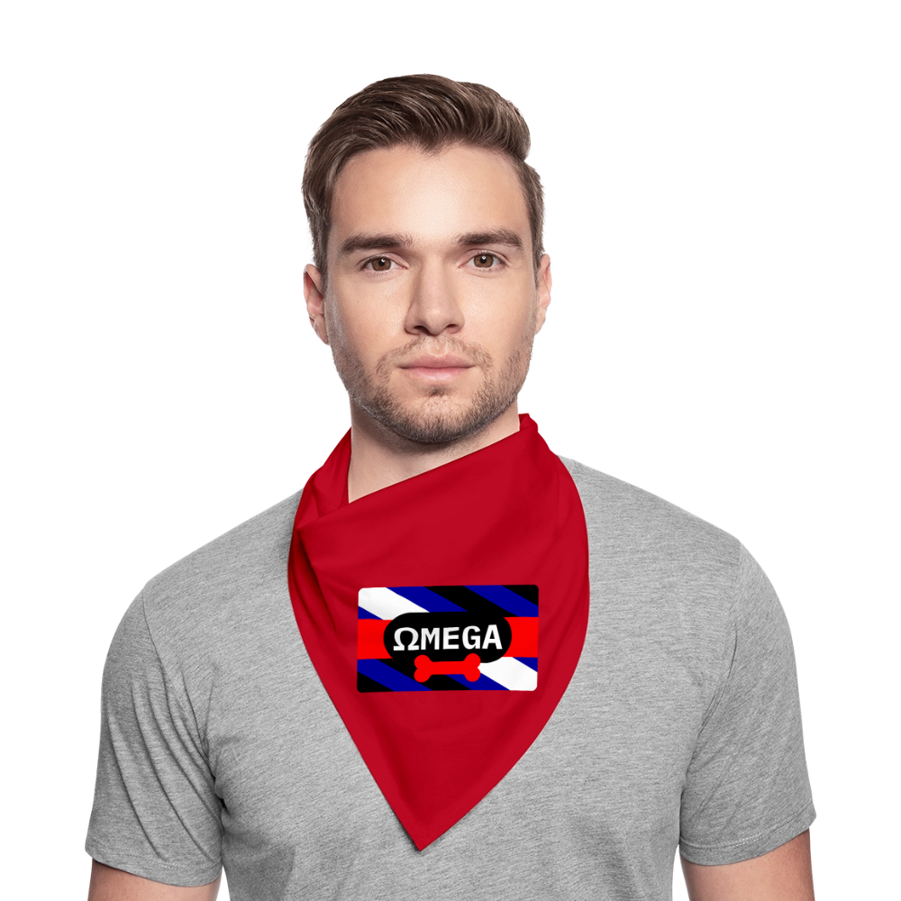 OMEGA Puppy Flag | Puppy Kink Pride | Bandana - Rot