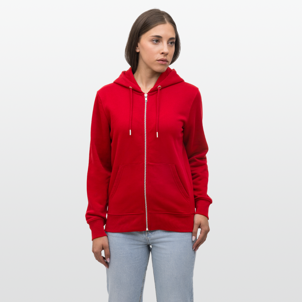 Lesbian & Proud | Pride Bio-Kapuzenjacke Unisex - Rot