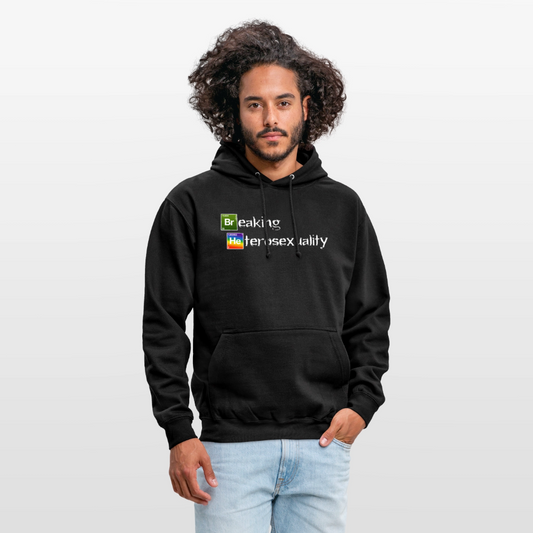 Breaking Heterosexuality Unisex Hoodie - Schwarz