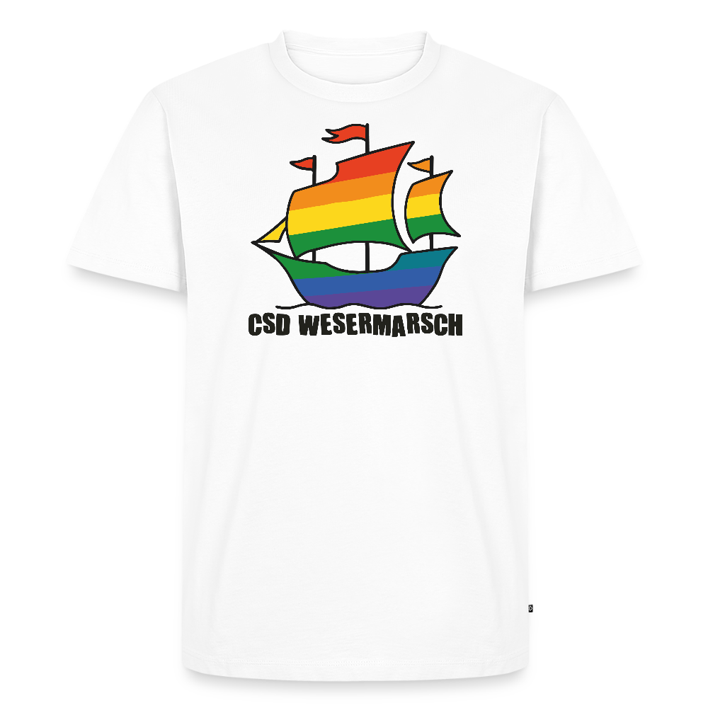 CSD Wesermarsch Premium T-Shirt - Weiß