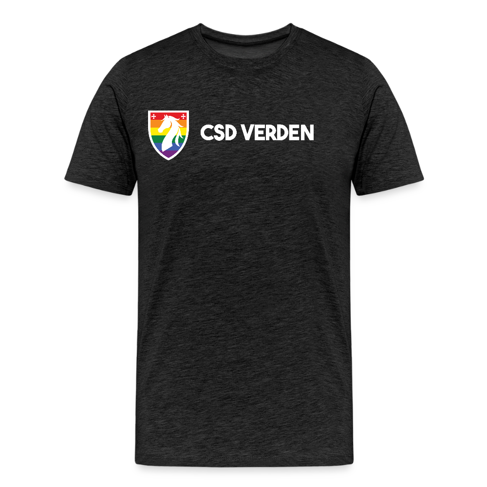 CSD Verden Premium Pride T-Shirt Doppelseitig - Anthrazit