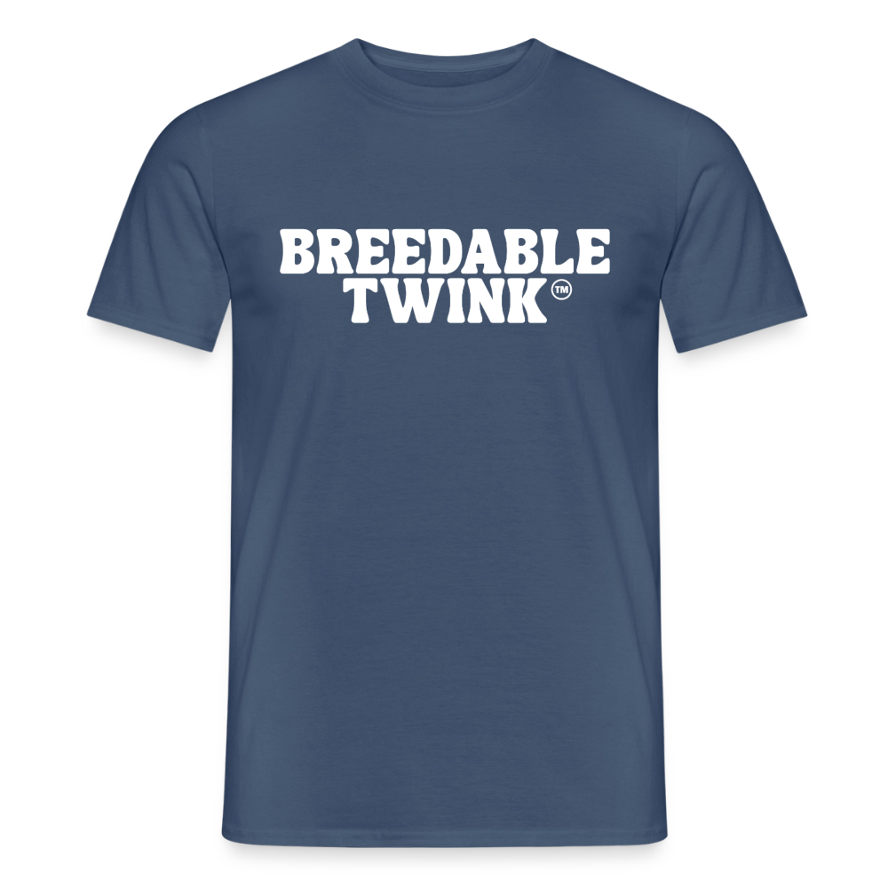Breedable Twink™ | Kink Fetish Pride T-Shirt - Dunkles Denimblau