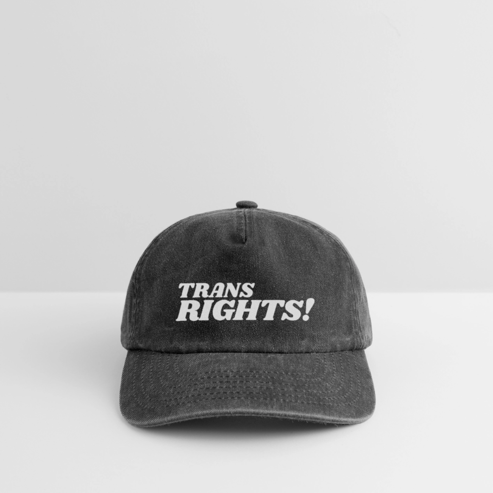 Trans Rights! | Pride Vintage Cap - Vintage Schwarz