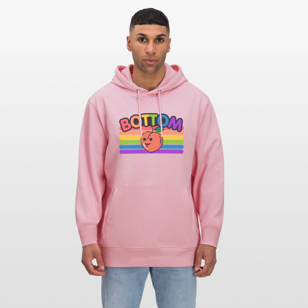 Bottom Gay | Pride Bio-Hoodie Unisex - Hellrosa