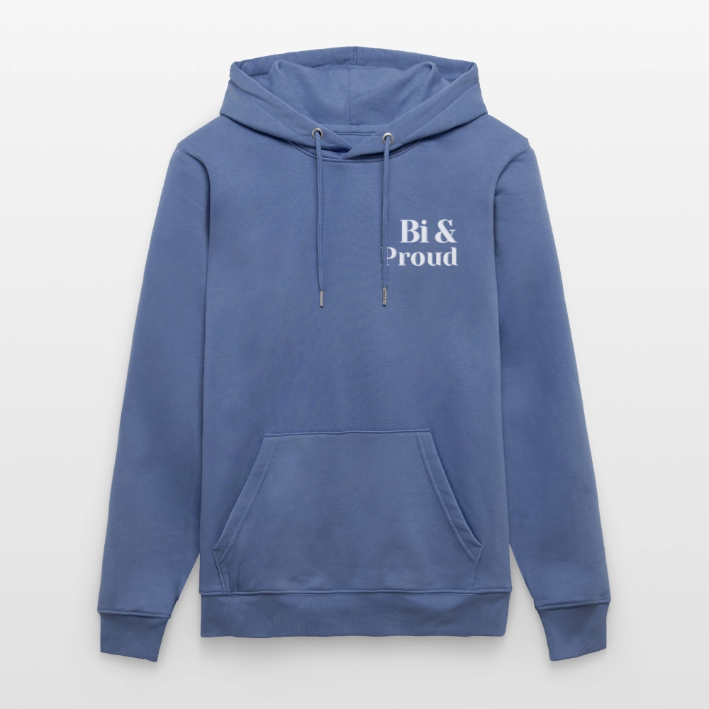 Bi & Proud | Pride Bio-Hoodie Unisex - Blau