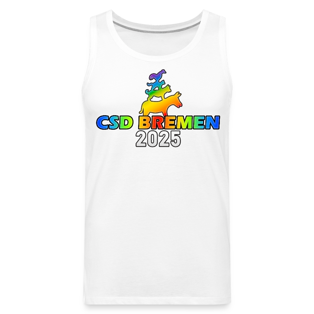 CSD BREMEN 2025 | Pride Premium Tank Top - Weiß