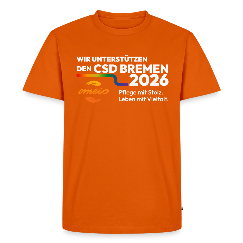 CSD Bremen 2026 Supporter EMAIS Design - Orange 