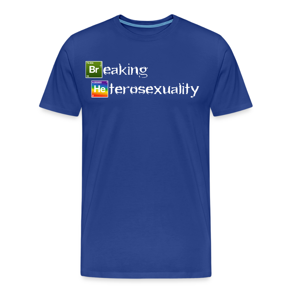 Breaking Heterosexuality Premium T-Shirt - Königsblau