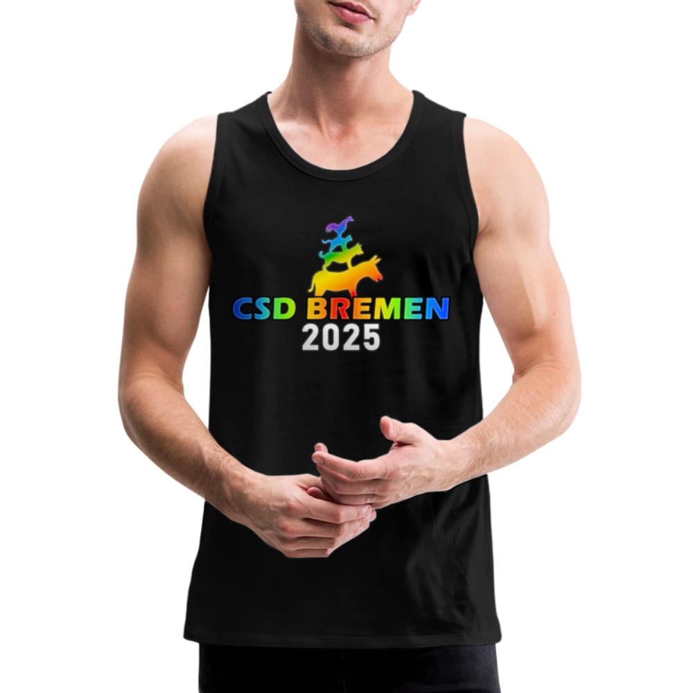 CSD BREMEN 2025 | Pride Premium Tank Top - Schwarz