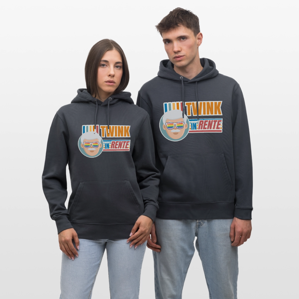Twink in Rente! | Pride Bio-Hoodie Unisex - Indigoblau