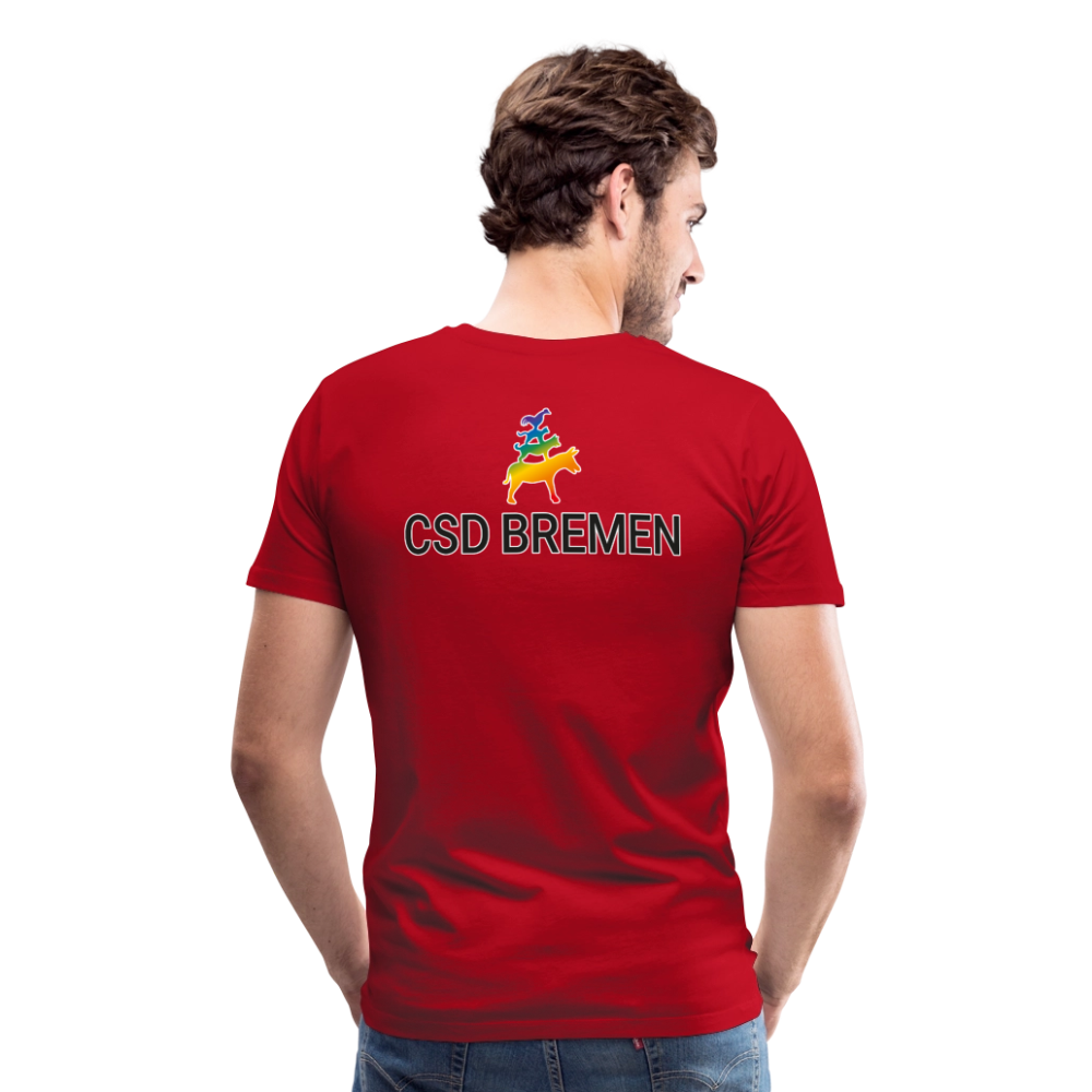 CSD Bremen | Pride Premium T-Shirt - Rot
