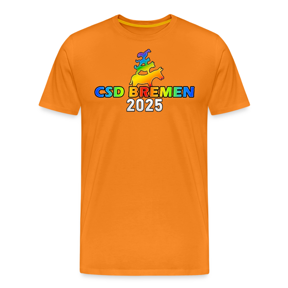 CSD Bremen 2025 Pride Premium T-Shirt - Orange