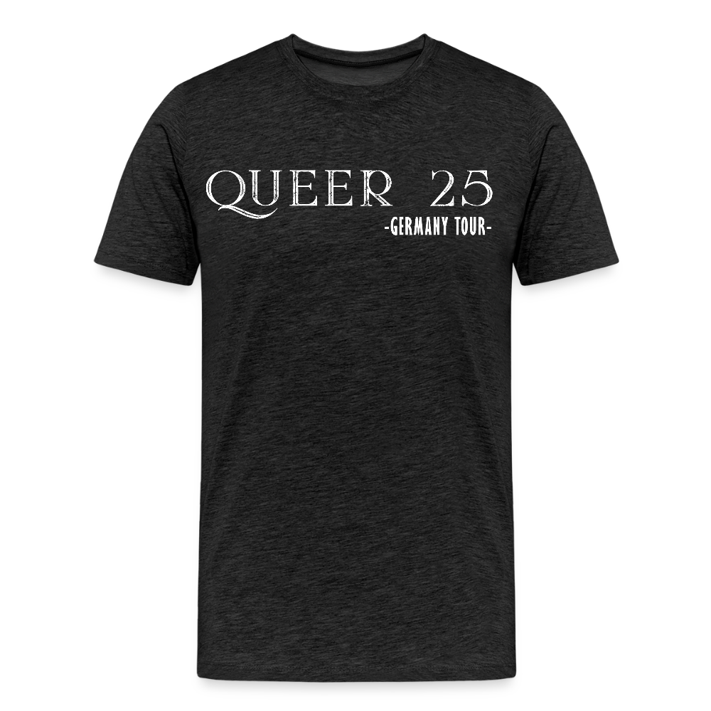 QUEER 2025 Germany CSD Tour Premium T-Shirt - Anthrazit