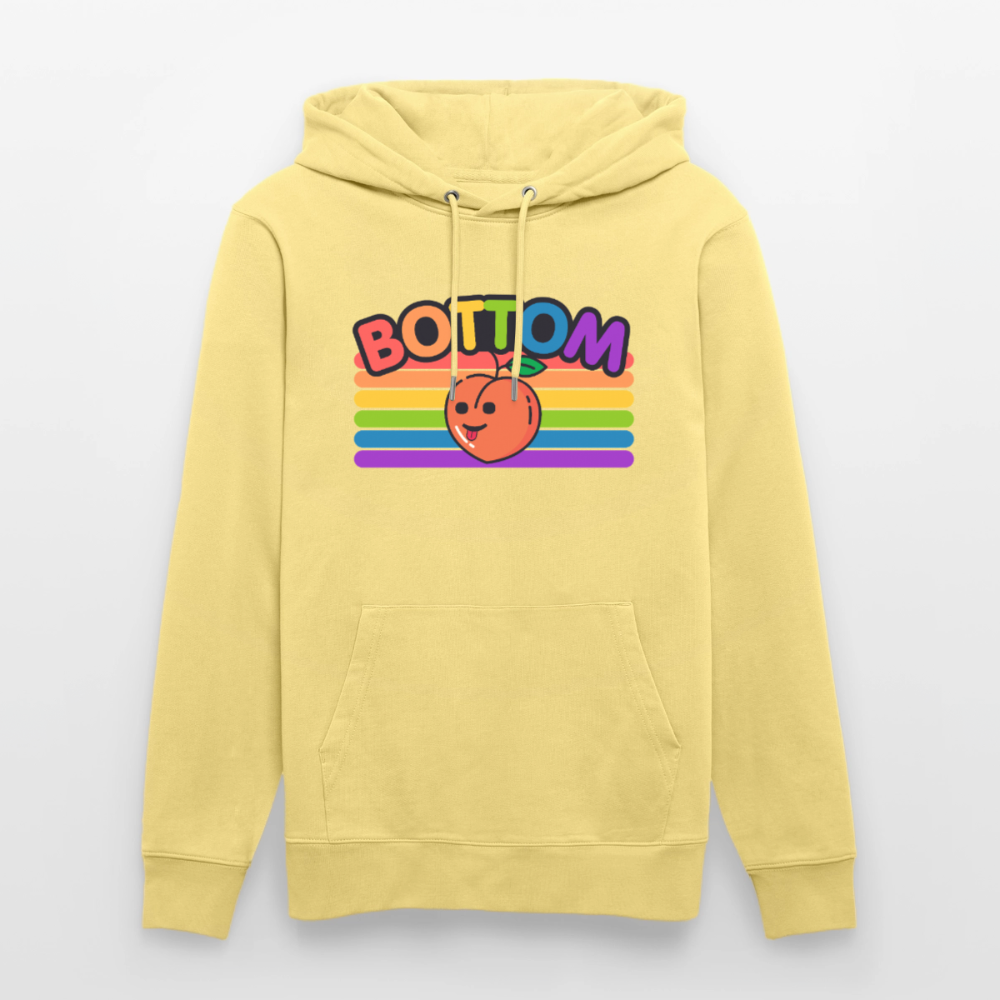 Bottom Gay | Pride Bio-Hoodie Unisex - Gelb Viva 