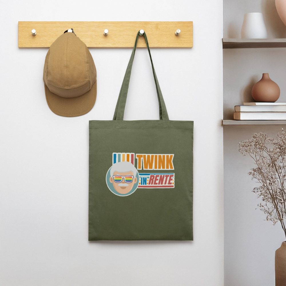 Twink in Rente! | Pride Bio-Stoffbeutel - Khaki