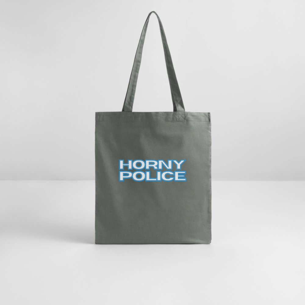 HORNY POLICE | Kink Fetish Pride Bio-Stoffbeutel - Anthrazit