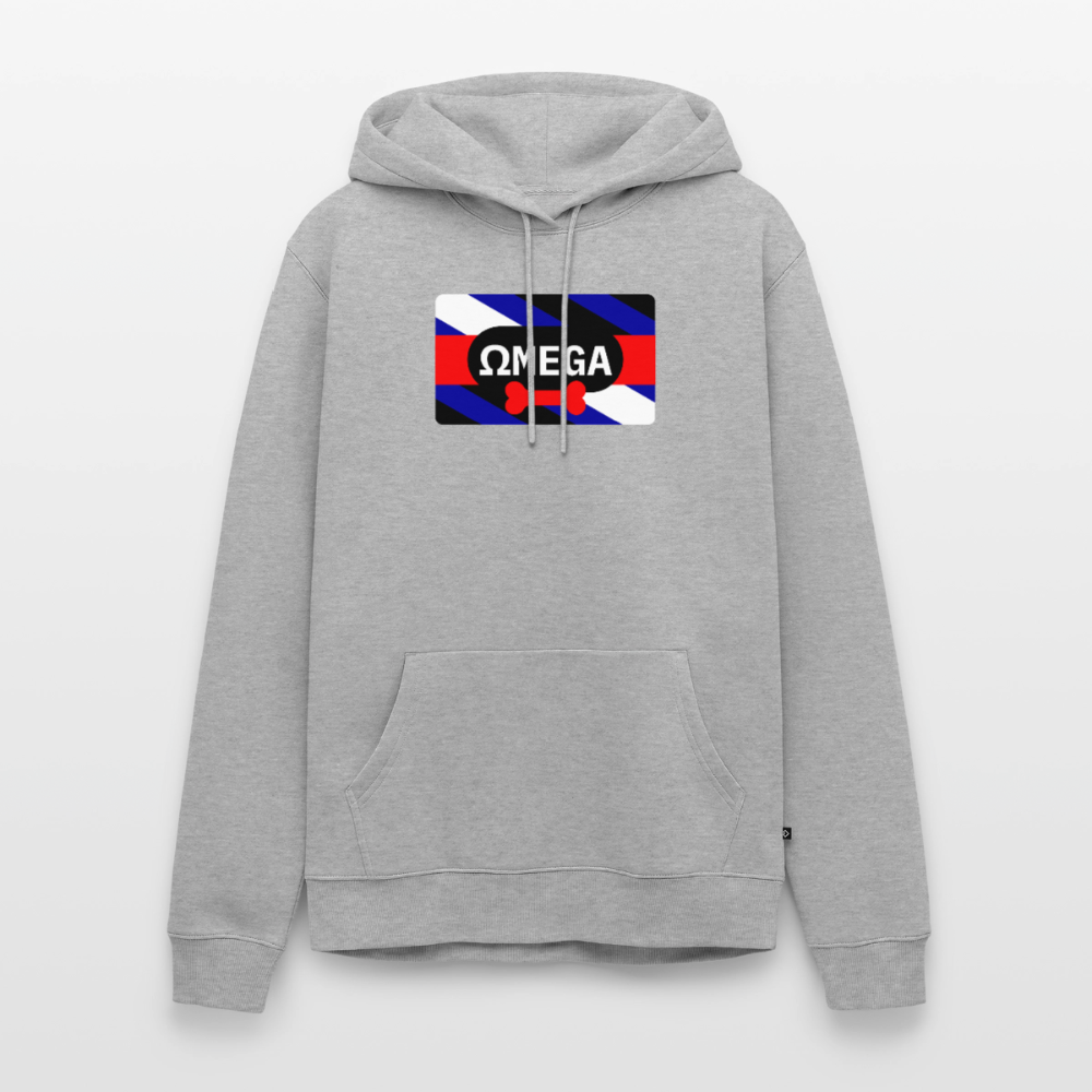 OMEGA Puppy Flag | Puppy Kink Pride Bio-Hoodie Unisex - Grau meliert