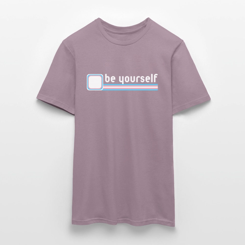 "be yourself" | Trans Pride T-Shirt - Lilagrau 