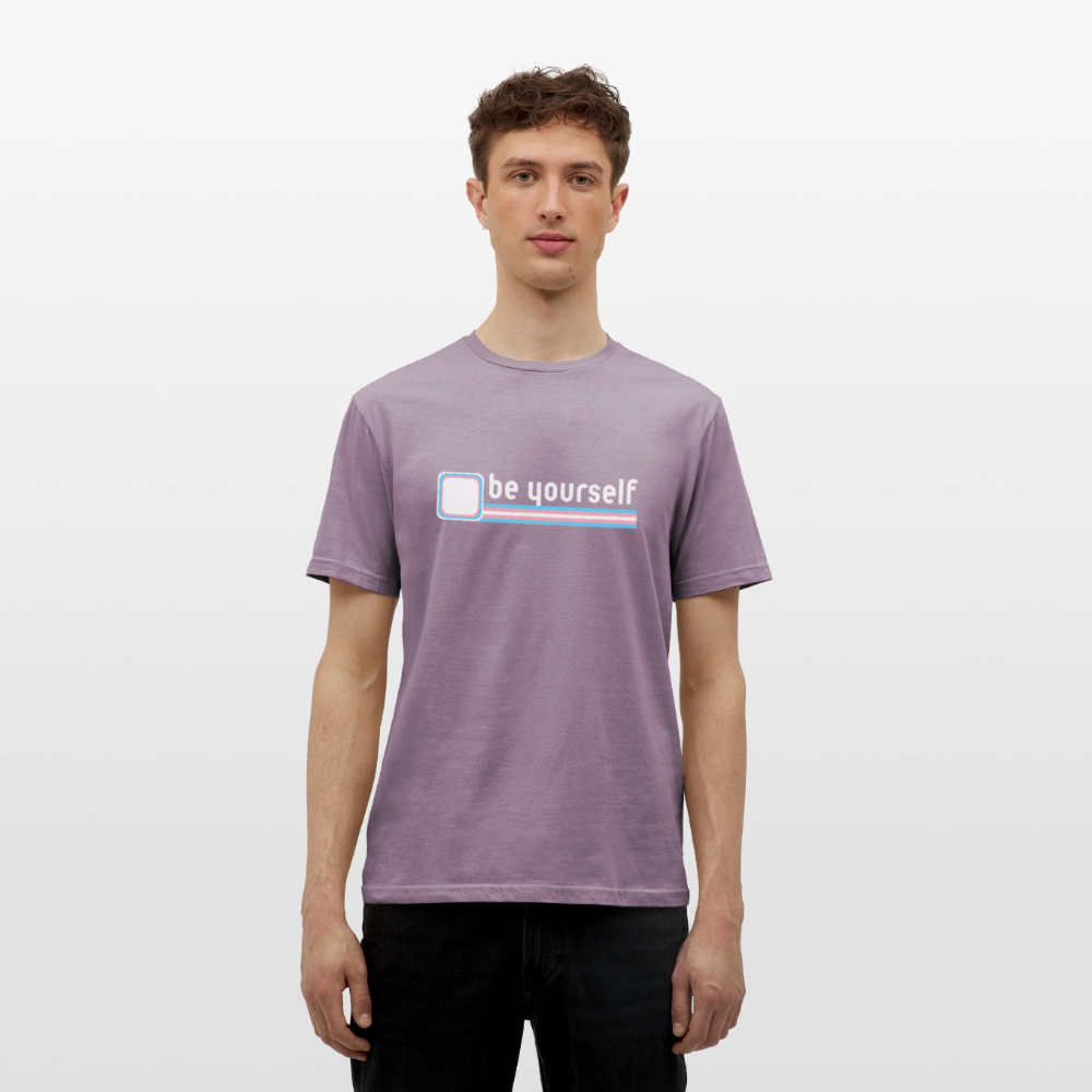 "be yourself" | Trans Pride T-Shirt - Lilagrau 