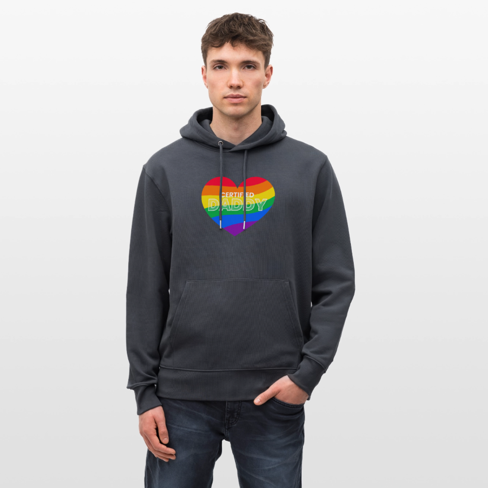 CERTIFIED DADDY | Kink Fetish Pride Bio-Hoodie Unisex - Indigoblau