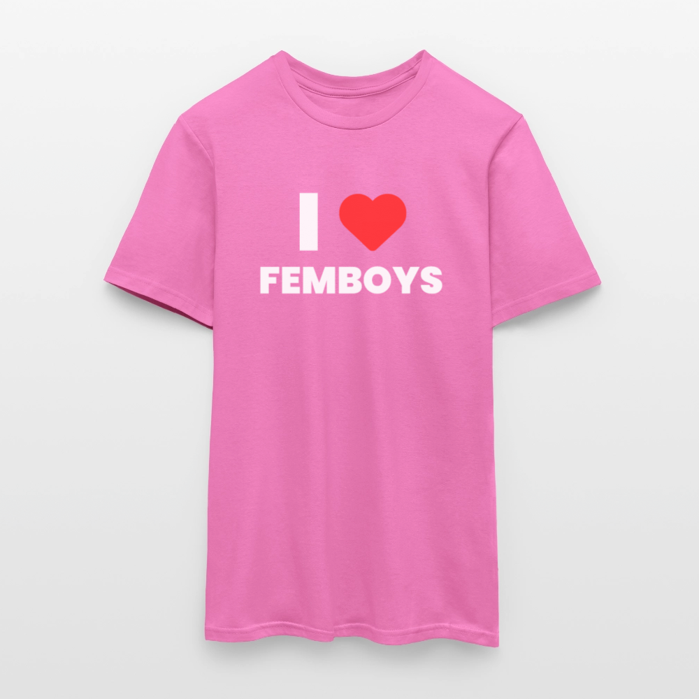 I LOVE FEMBOYS | Kink Fetish Pride T-Shirt - Pink