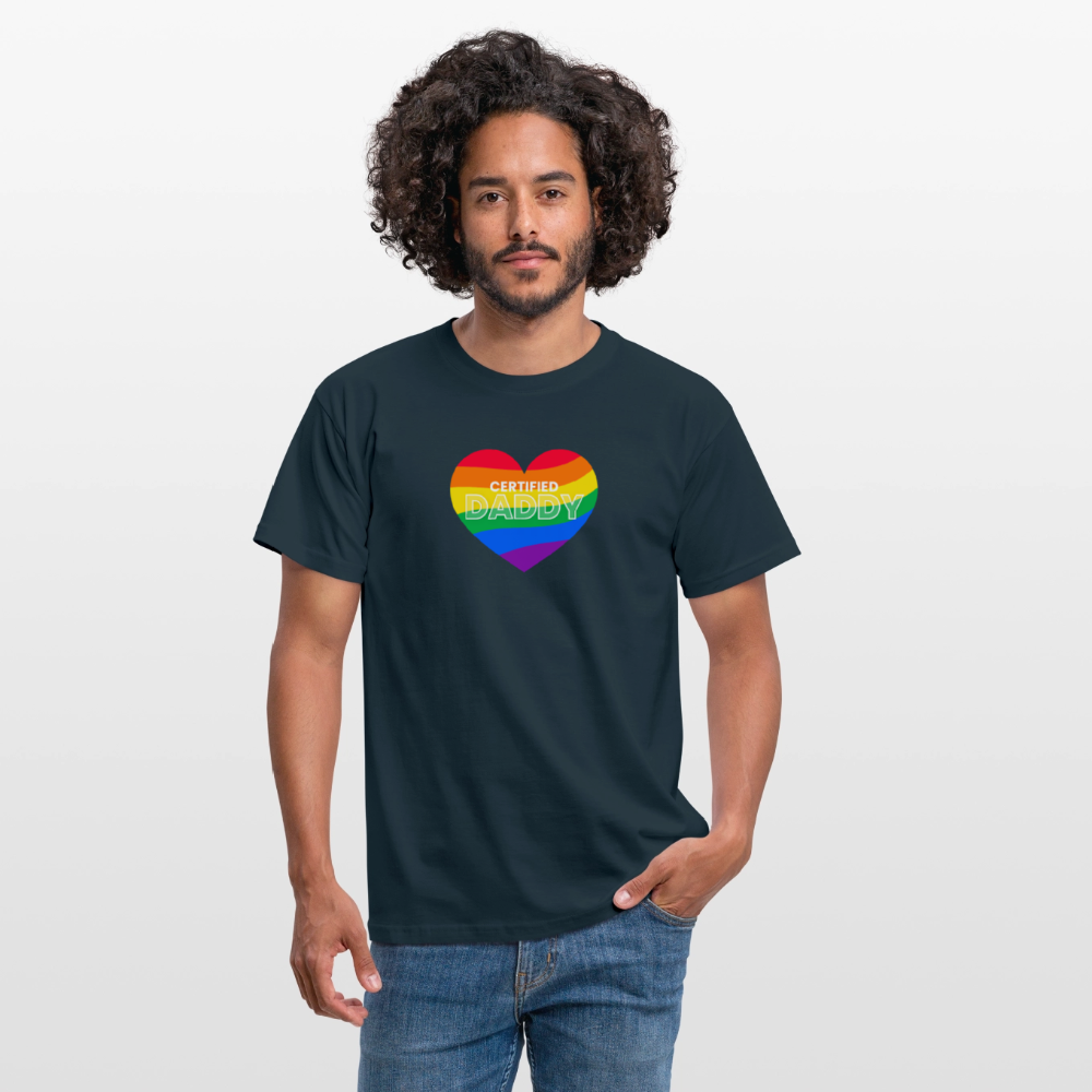 CERTIFIED DADDY | Kink Fetish Pride T-Shirt - Navy