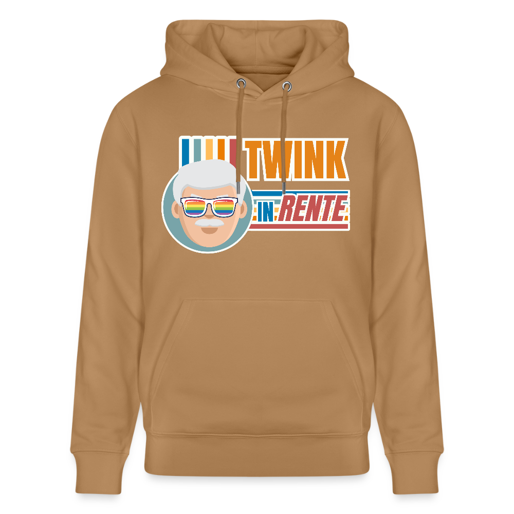 Twink in Rente! | Pride Bio-Hoodie Unisex - Karamell 