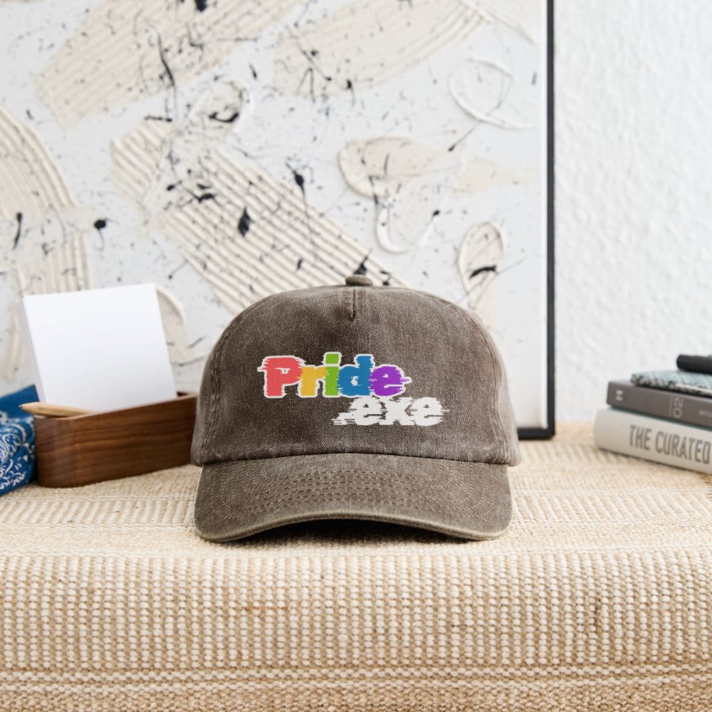 Pride.exe | Pride Vintage Cap - Vintage Braun