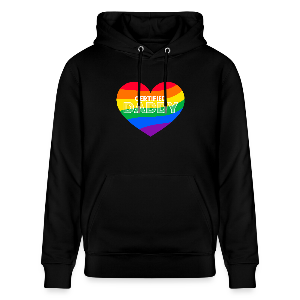 CERTIFIED DADDY | Kink Fetish Pride Bio-Hoodie Unisex - Schwarz