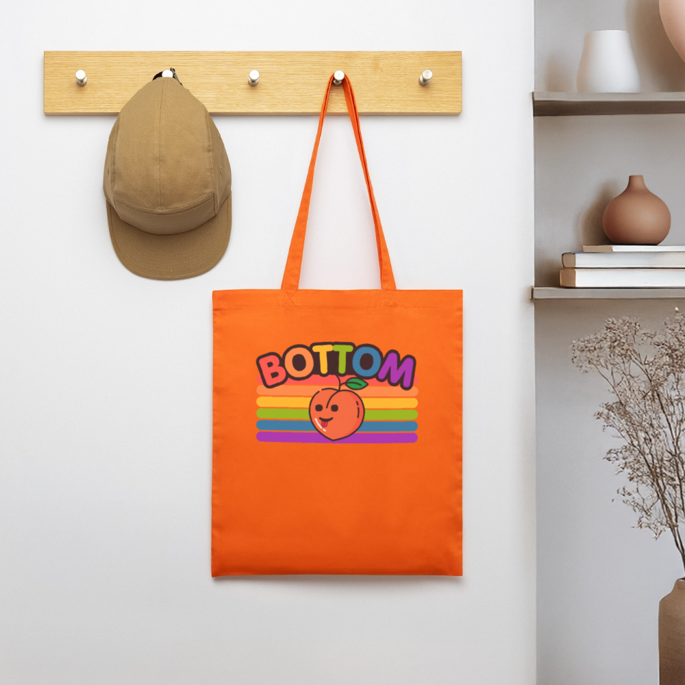 Bottom Gay | Pride Bio-Stoffbeutel - Tieforange