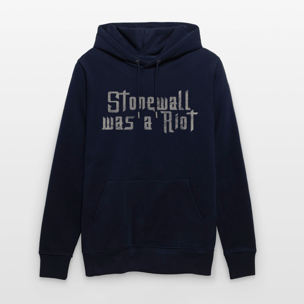Stonewall was a Riot | Pride Bio-Hoodie Unisex - Navy