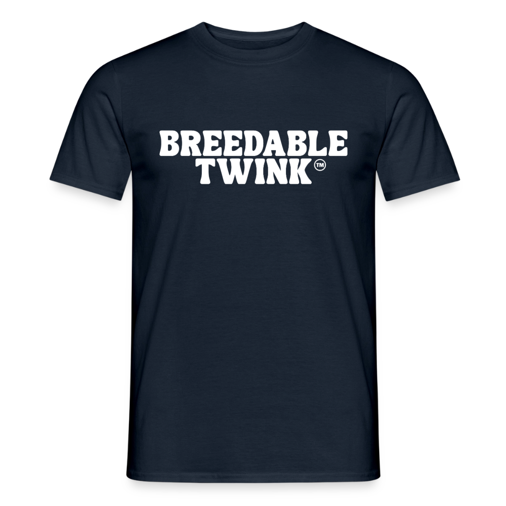Breedable Twink™ | Kink Fetish Pride T-Shirt - Navy