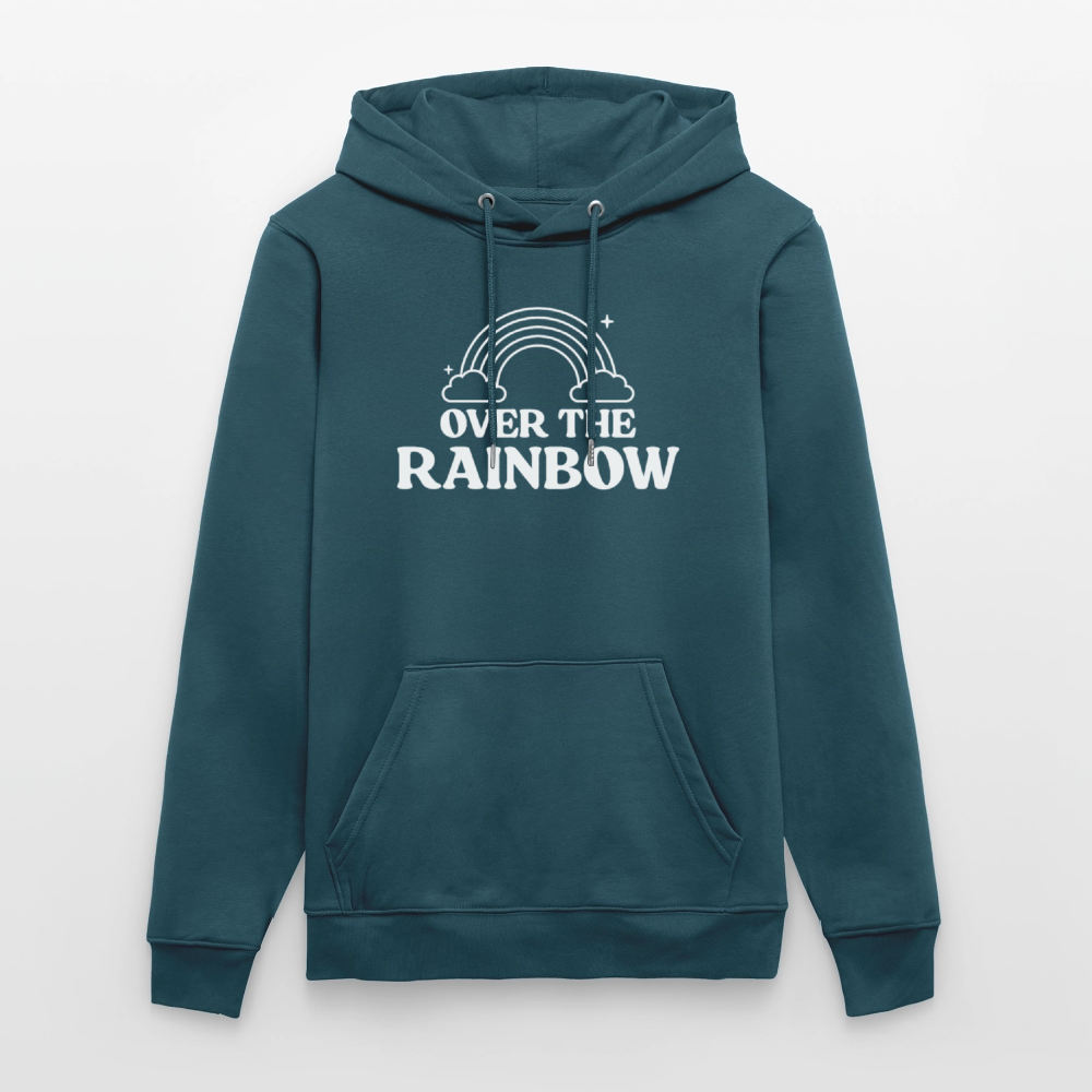 Over the Rainbow | Pride Bio-Hoodie Unisex - Dunkles Petrol