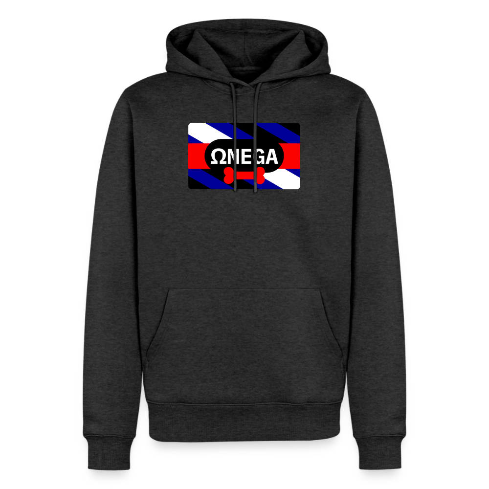 OMEGA Puppy Flag | Puppy Kink Pride Bio-Hoodie Unisex - Anthrazit meliert