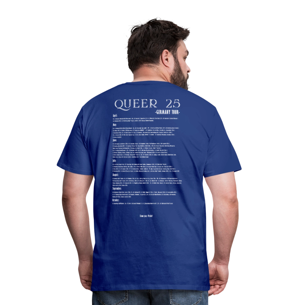 Pride T-Shirt QUEER | Germany Tour 2025 - Königsblau