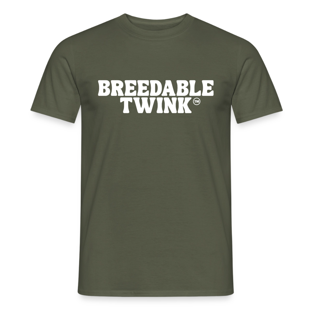 Breedable Twink™ | Kink Fetish Pride T-Shirt - Militärgrün