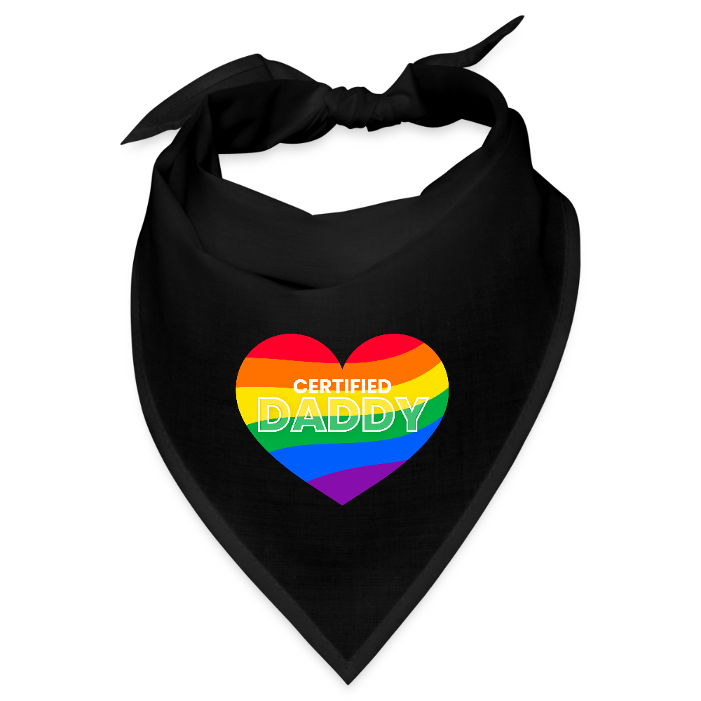 CERTIFIED DADDY | Kink Fetish Pride Bandana - Schwarz
