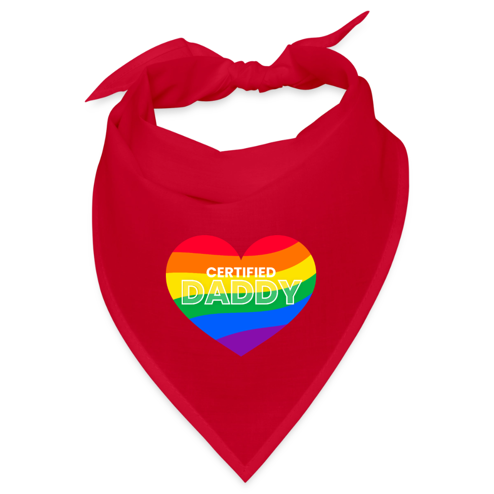 CERTIFIED DADDY | Kink Fetish Pride Bandana - Rot
