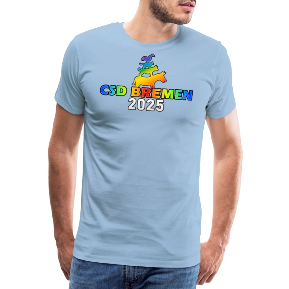 CSD Bremen 2025 Pride Premium T-Shirt - Sky
